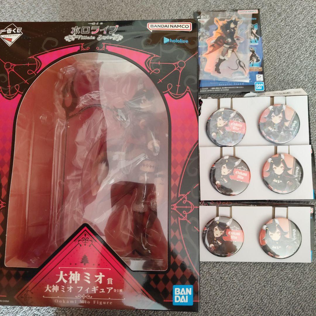 発*猫様 大神ミオ フィギュア 未開封 + 缶バッジセット ホロライブ 大神ミオ 「We are GAMERS!!!!」Ver. 1/7スケール