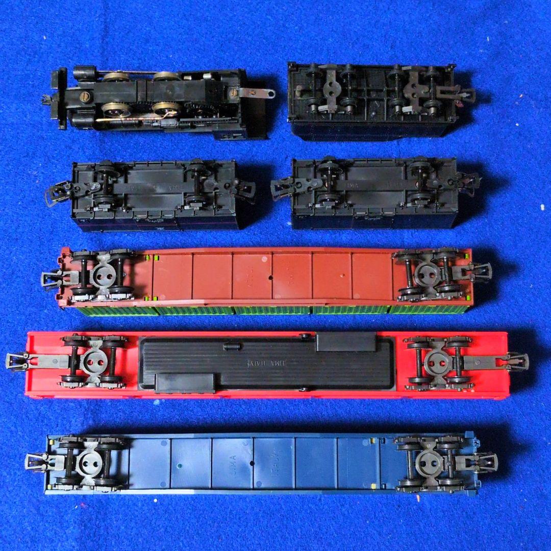 鉄道模型グッズ：Lima(リマ)HOゲージ SL 貨物セット(稼動品)ジャンク品