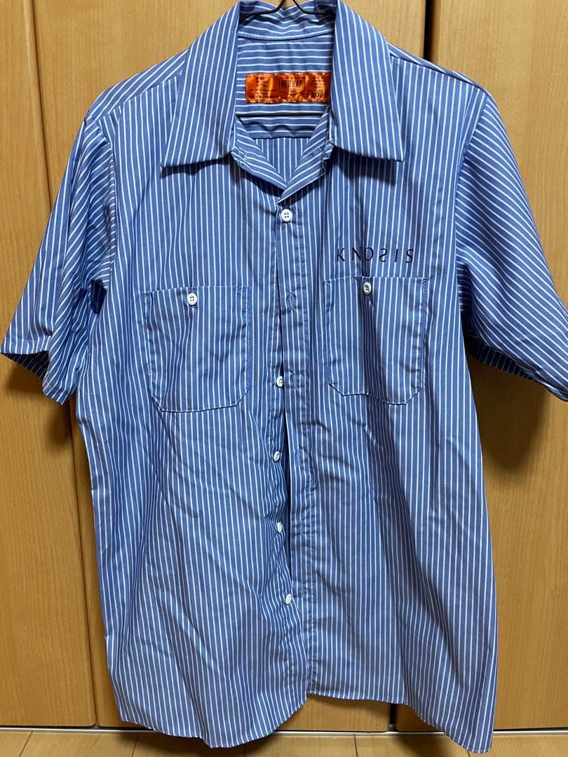 knosis ストライプワークシャツ