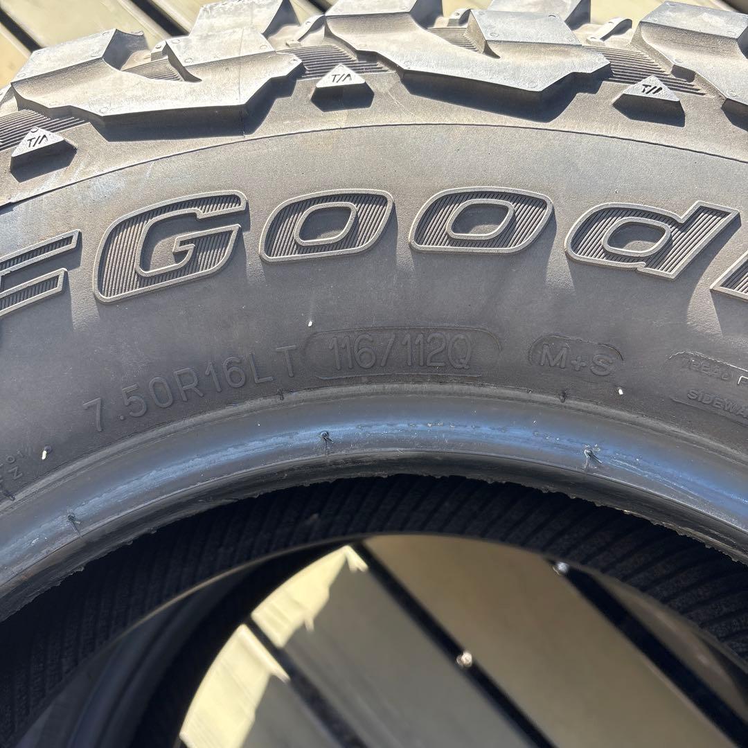BF Goodrich KM3 7.50R16LT ジムニー クロカン4本セット