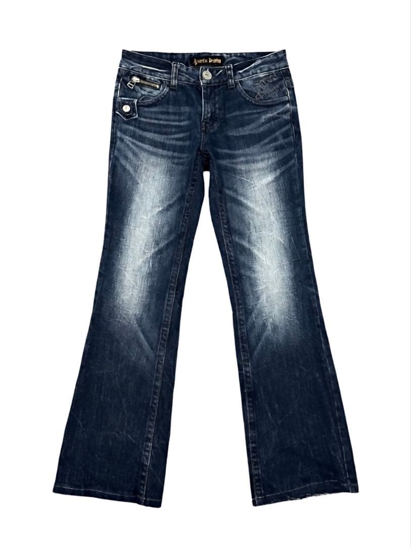 当時物 Pasta Denim y2k 平成 ギャル スタッズ 刺繍 デニム - メルカリ