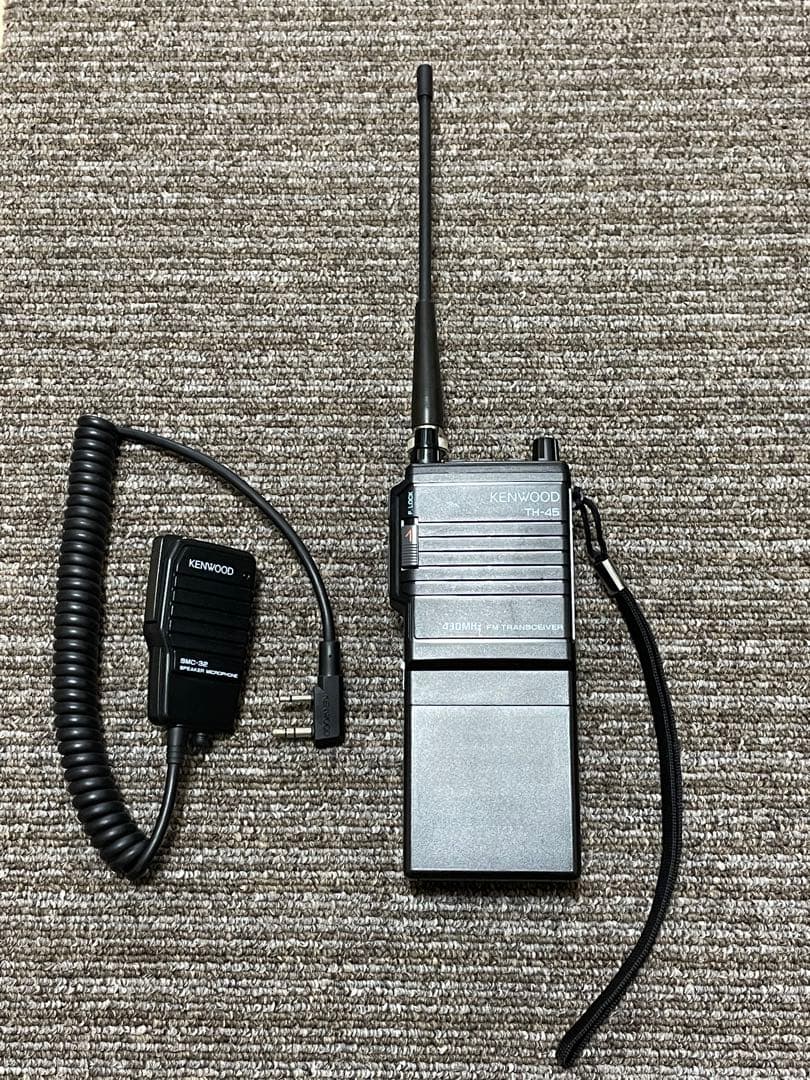 KENWOOD TH-45 美品 430MHzスピーカーマイク付き - メルカリ