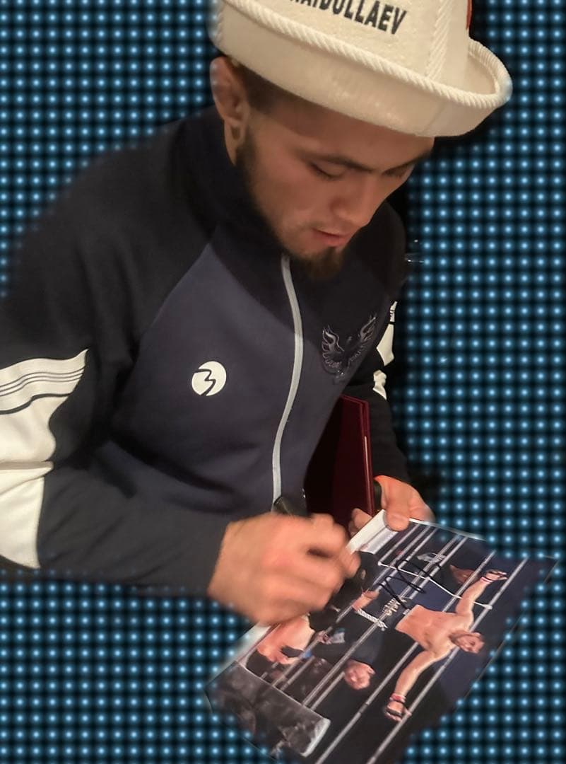 RIZIN シェイドゥラエフ 直筆サイン RIZIN師走の超強者祭り 朝倉未来