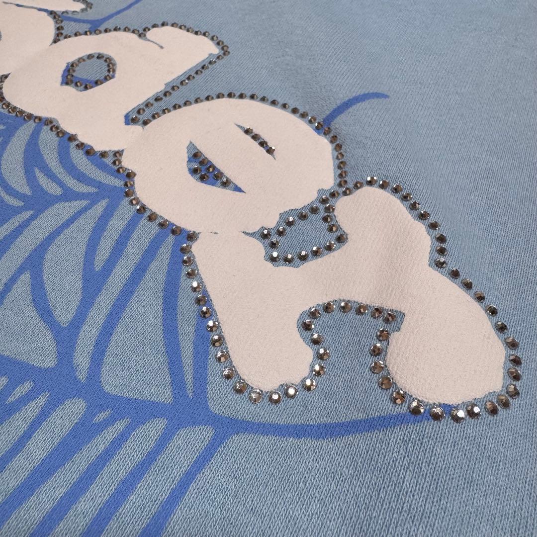 sp5der hoodie スパイダー パーカー 水色 正規品 S - メルカリ