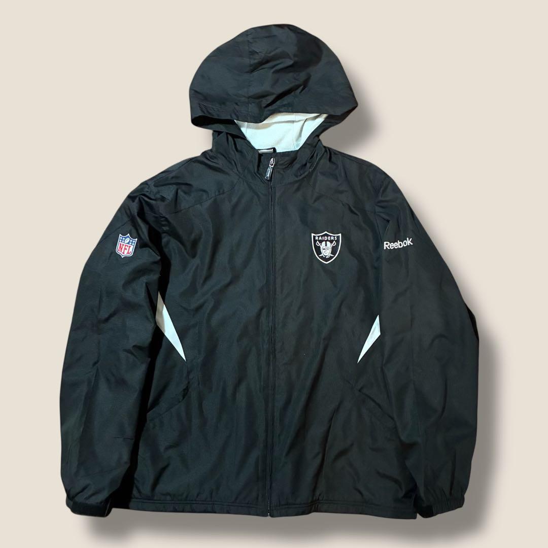 状態◎】Reebok NFL RAIDERS ナイロン ジャケット - メルカリ