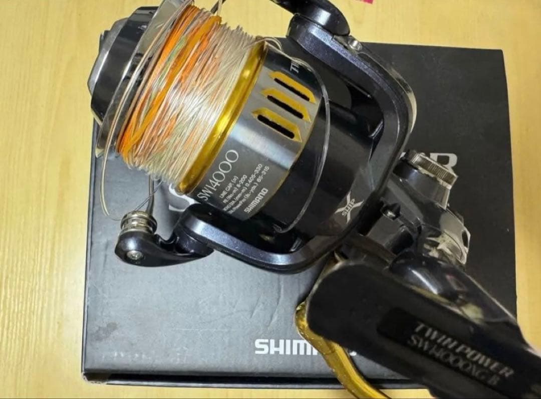 SHIMANO TWIN POWER SW14000XG スピニングリール - メルカリ