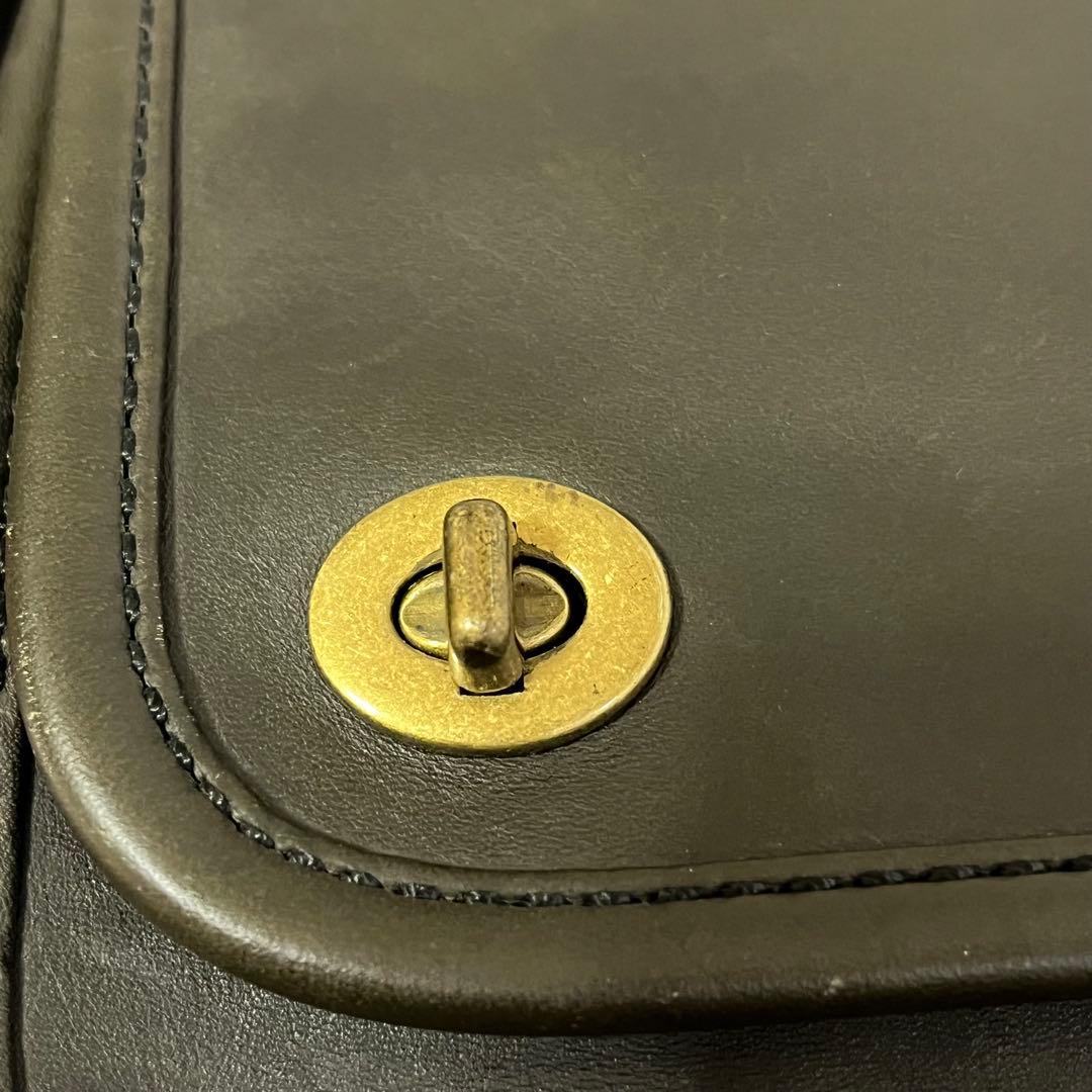 美品✨オールドコーチ ウエストバッグ ボディバッグ レザー ターン