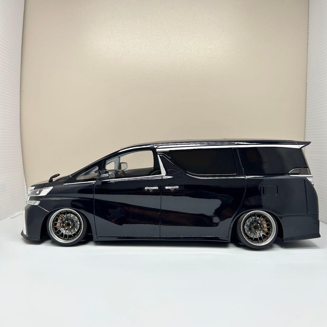 1/18京商 SAMURAI ヴェルファイア カスタム ミニカー ブラック - メルカリ