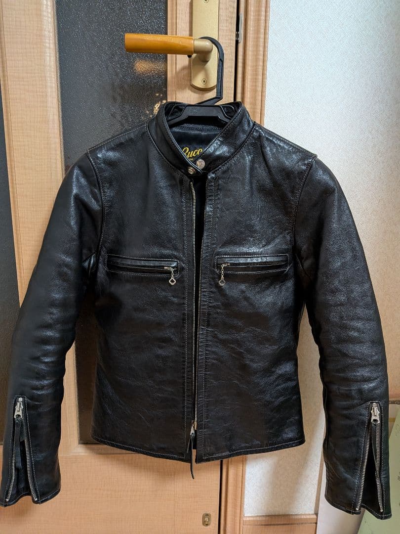 リアルマッコイズ BUCO J-100 ライダース サイズ38 馬革 黒芯 - メルカリ