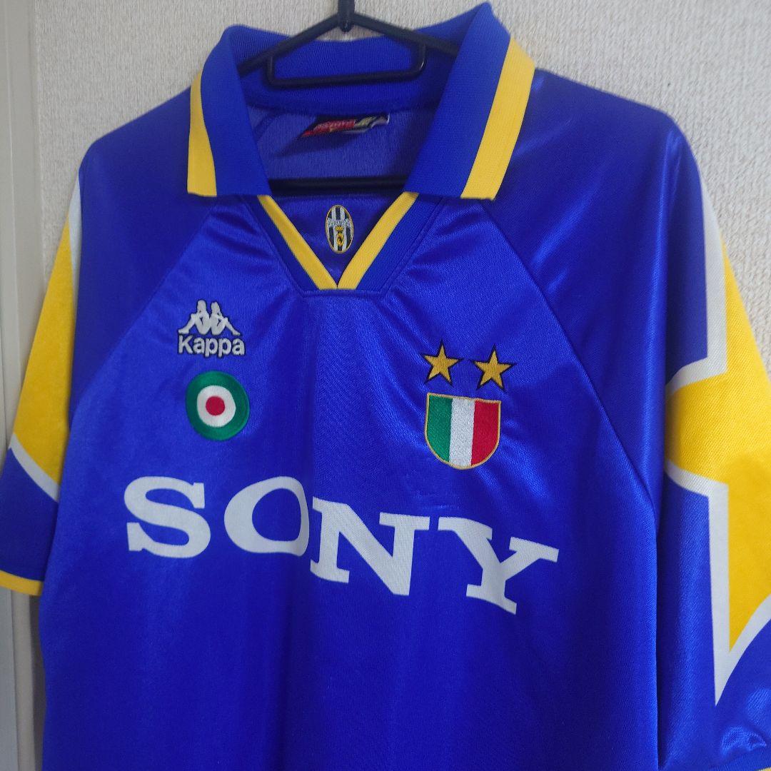 XO】96/97 kappa ユベントス SONY アウェイユニ - メルカリ
