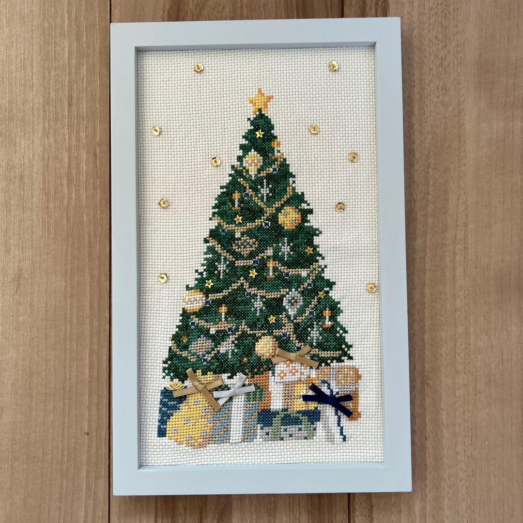 ホビーラホビーレクロスステッチ ノエルツリー(完成品、フレーム付