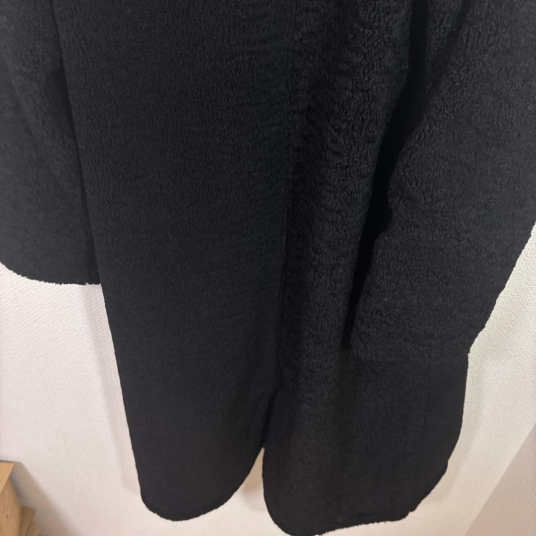 LASUD ファーボアコート ブラック 未使用品 サイズ9号 定価34000円