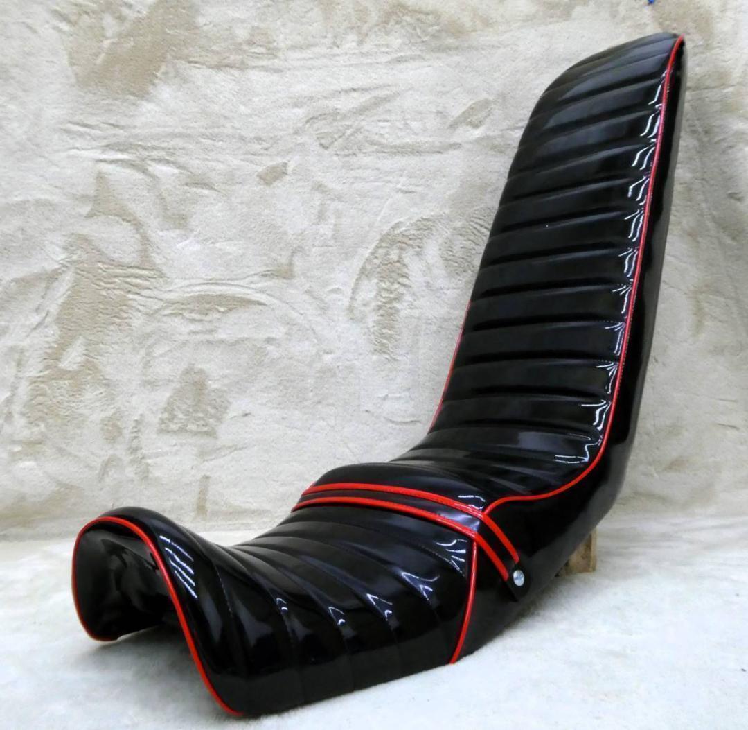 XJR400前期3段シート 黒赤エナ/三段シート60cm 4HM 400R - メルカリ