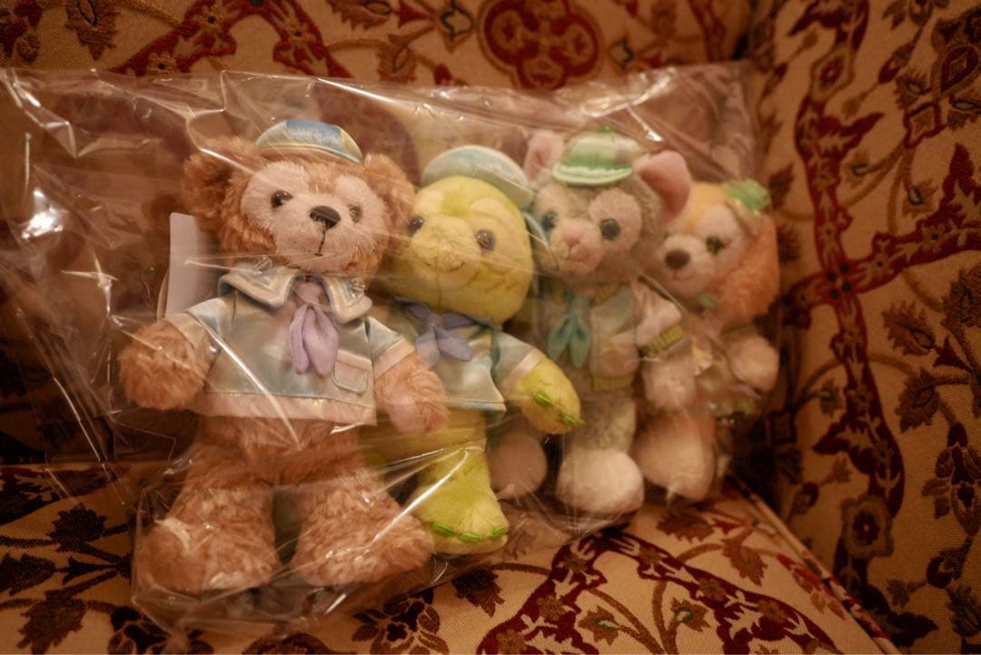 ダッフィー＆フレンズ ポージープラッシー7体（おまけ付き）