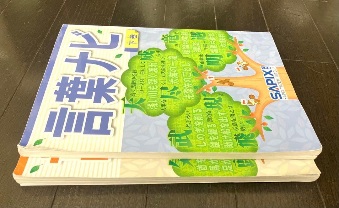 SAPIX サピックス 言葉ナビ 上巻・下巻 セット - メルカリ