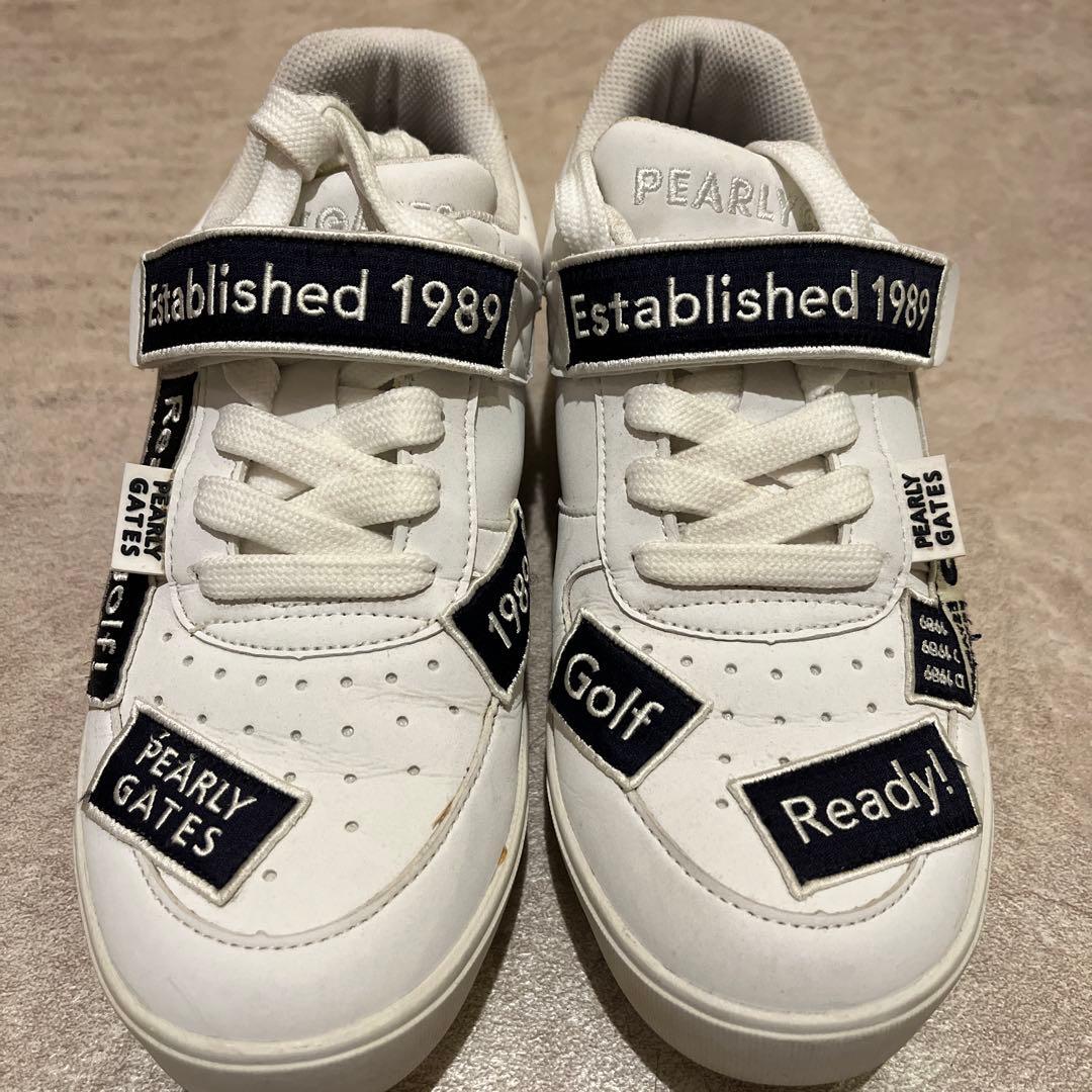 PEARLY GATES ゴルフシューズ レディース　22.5cm 靴　スパイク