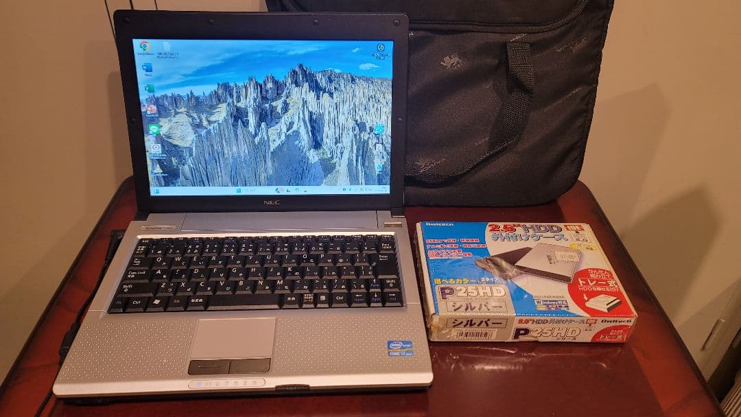 NEC Corei7 Office 2021認証 & 外付けHDDケース ロジテック HDDケース 3.5インチ 外付け SATA3.0 電源連動