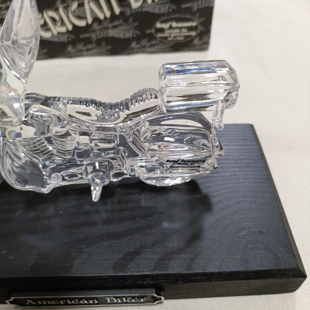 ホフバウアー社製 クリスタルガラス アメリカンバイク HOFBAUER - メルカリ