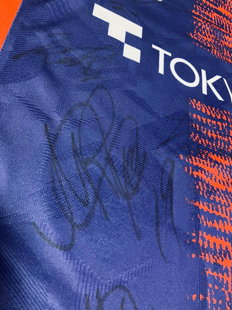 FC東京 2025 1st 岡哲平 オーセンティックユニフォーム 直筆サイン入り