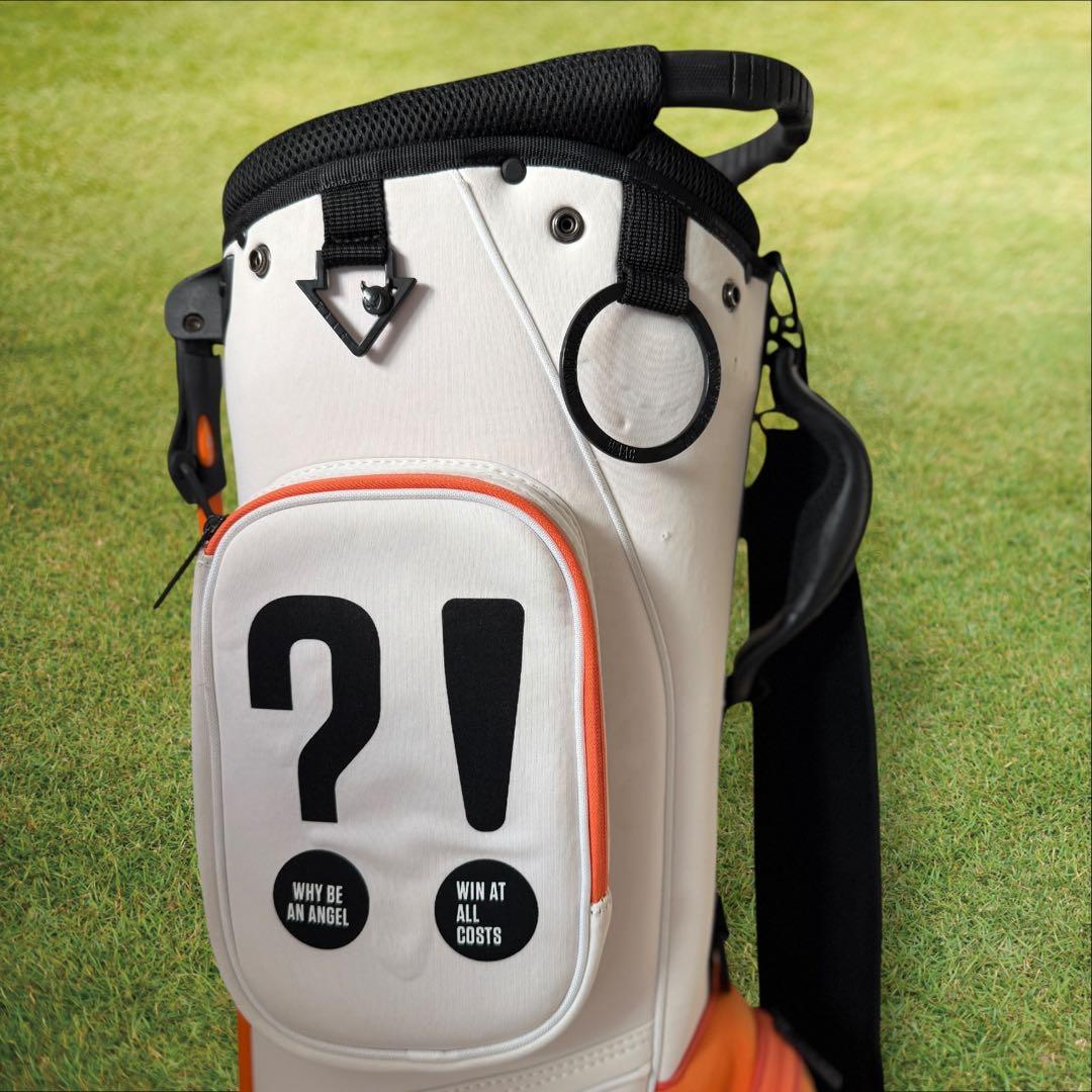 WAAC ワック キャディバッグ 3点ショルダー スタンド式 軽量 白 - メルカリ