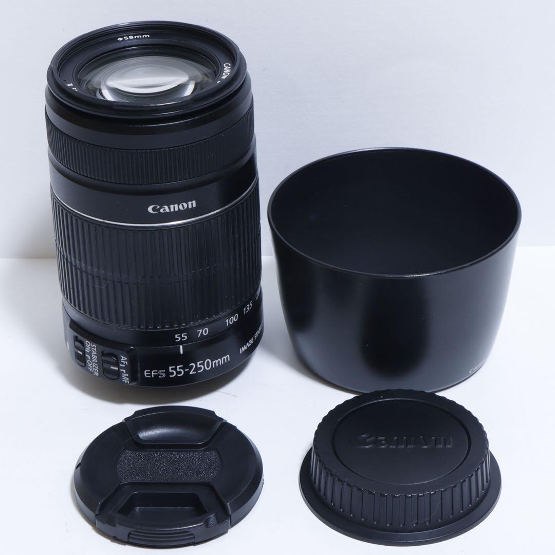 ⭐︎望遠&手ブレ&軽量&良光学⭐︎Canon 55-250mm IS ll ♫ - メルカリ