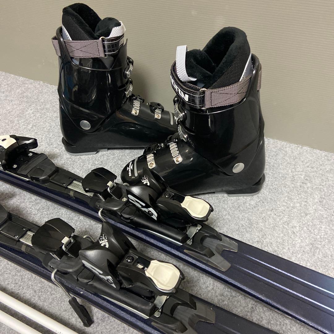 ★メンテ済 大人スキーセット 板SALOMON162cmブーツ26~26.5cm
