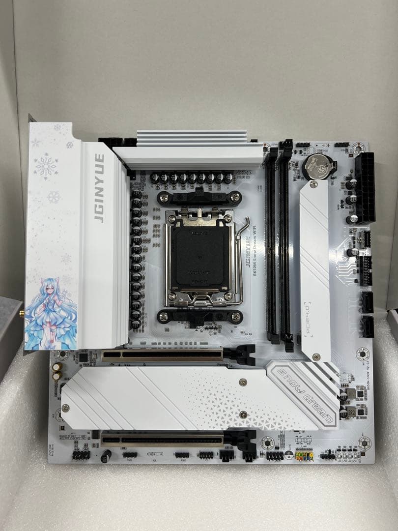 「正規代理店 」「新品 未使用」JGINYUE B650M雪の夢 WIFI