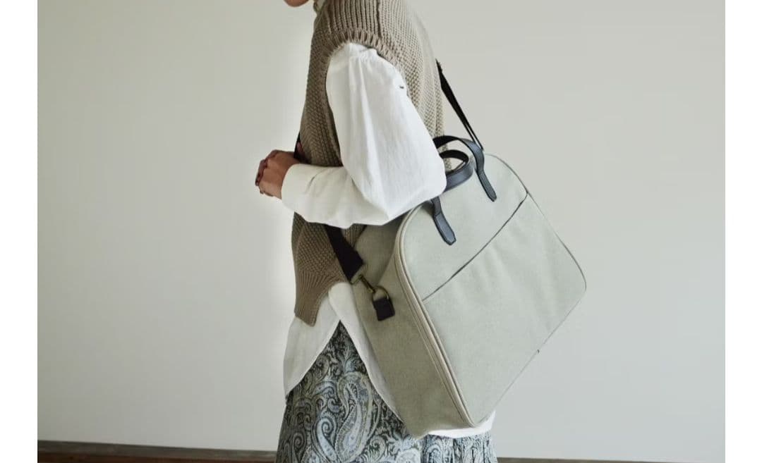 新品】北欧暮らしの道具店スーツケースみたいに使えるボストンバッグ_