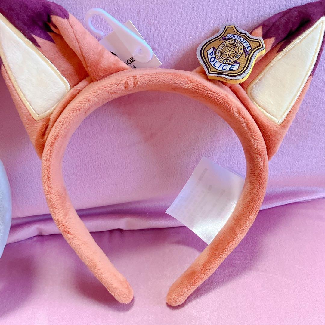 上海ディズニー ズートピア カチューシャ ニック ジュディ セット D