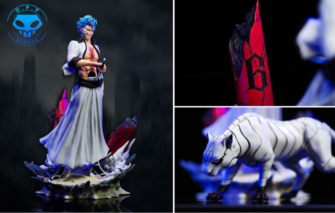 BLEACH 黒衣少年図 グリムジョー ガレージキット ガレキ スタチュー⑨