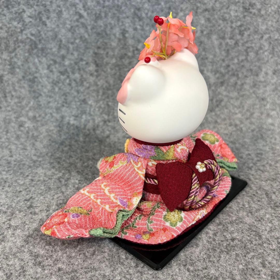 ハローキティ 陶器 ドール 着物 桜