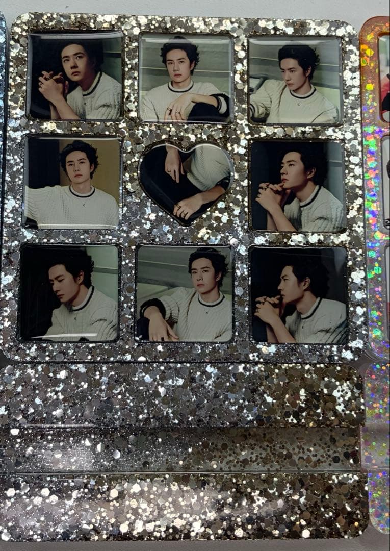 新作❣️王一博 2番スタジオ　新両面レジン九宫格玄関置物3点セット❣️確認用0201