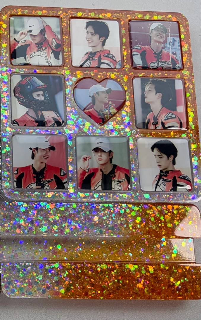 新作❣️王一博 2番スタジオ　新両面レジン九宫格玄関置物3点セット❣️確認用0201