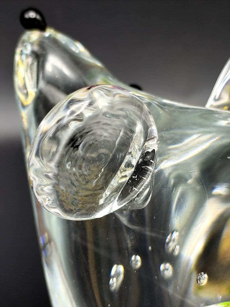 超希少品☆黒木国昭 光琳 金彩象嵌 干支 子 ガラス工芸 ねずみ - メルカリ