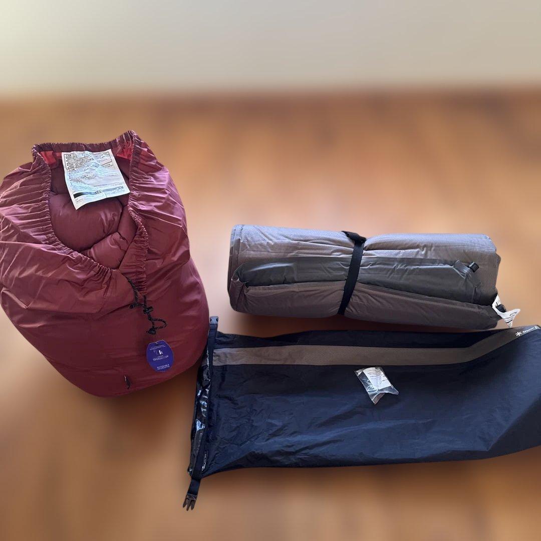 美品　スノピーク　ダブルマット BD-051 寝袋 -15℃対応