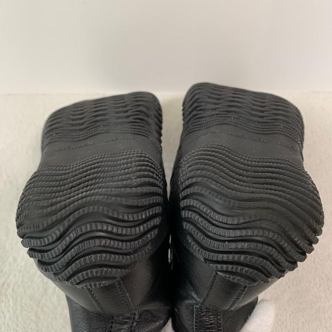 【美品】SPINGLE MOVE カンガルーレザーハイカット ファスナー《現行》