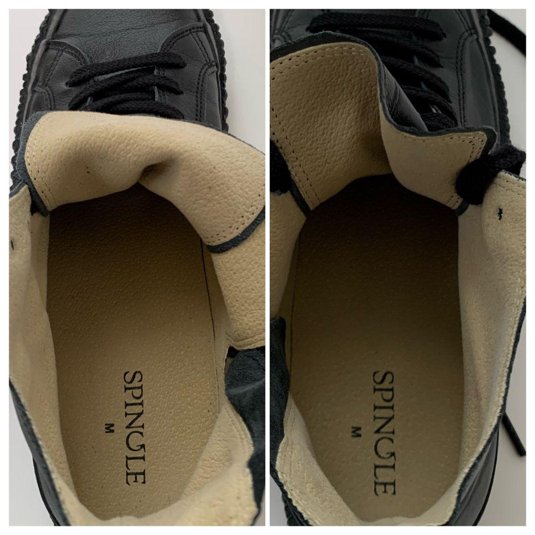 【美品】SPINGLE MOVE カンガルーレザーハイカット ファスナー《現行》