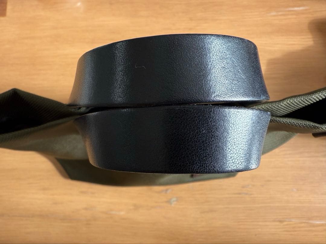 カワニシカバン】ミニモン コーデュラ(R) カーキ、 ショルダー38mm