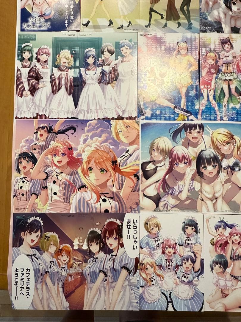 女神のカフェテラス ポストカード 27点セット
