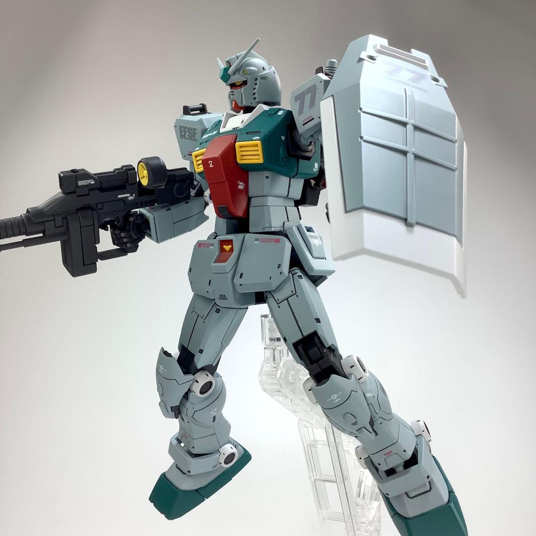 プレバン限定 HG RGM-79 スレッガー専用ジム 塗装済完成品