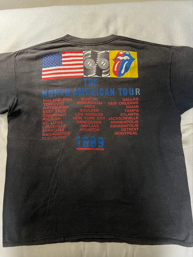 RollingStones 1989NorthAmericanTour Tシャツ