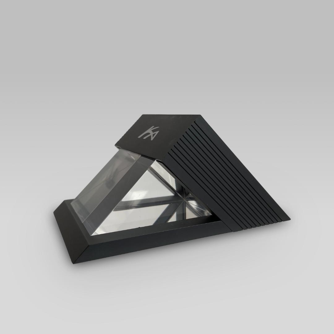 90s【ポストモダン】ヴィンテージ プリズムデザイン デスククロック