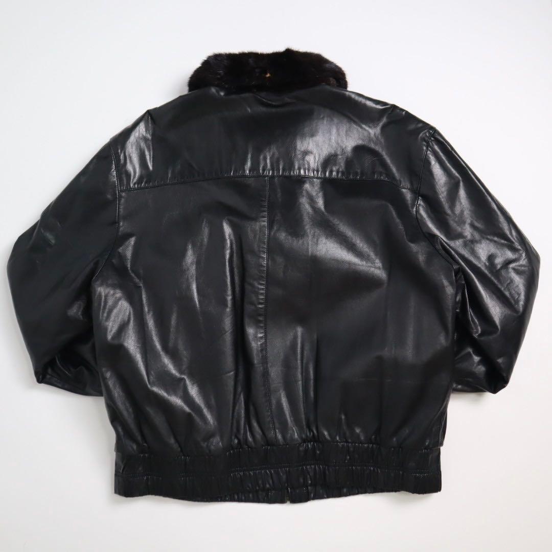 Vintage A2 G1 リバーシブル リアルファー レザージャケット