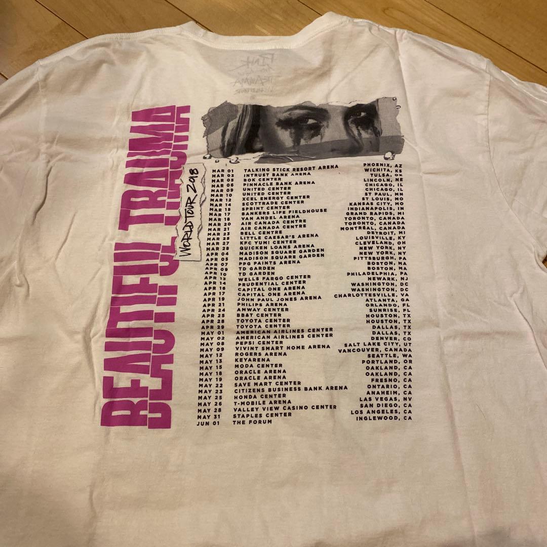 P!nk Beautiful Trauma 2018 ツアーTシャツ XL 白