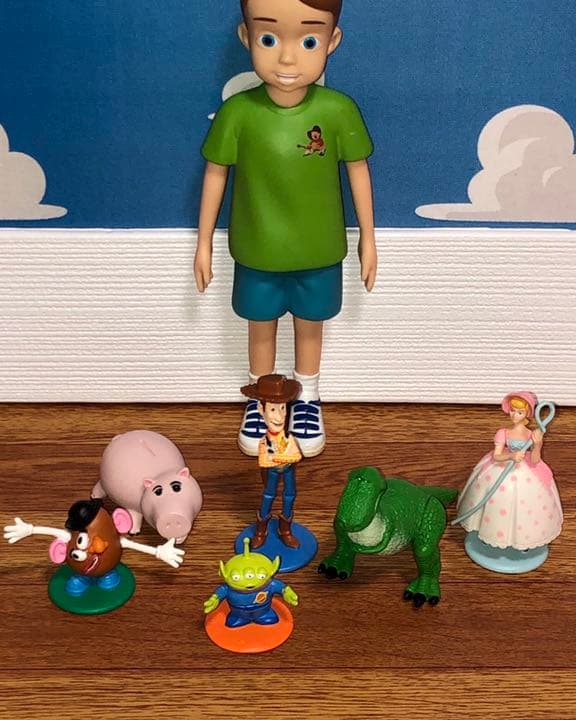 トイストーリー アンディの部屋 ミニフィギュア 6体セット ディズニー