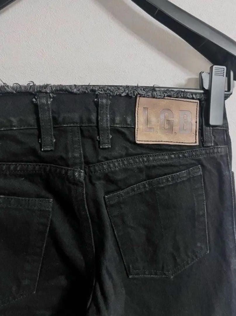 LGB ルグランブルー フレアデニム ベルボトム ブラック アーカイブ 00s