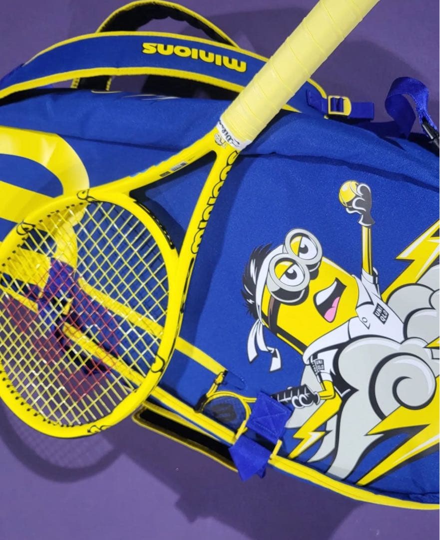 BTS JIN 愛用 ミニオンズ ウィルソン テニス ラケットバッグ 新品 ジン