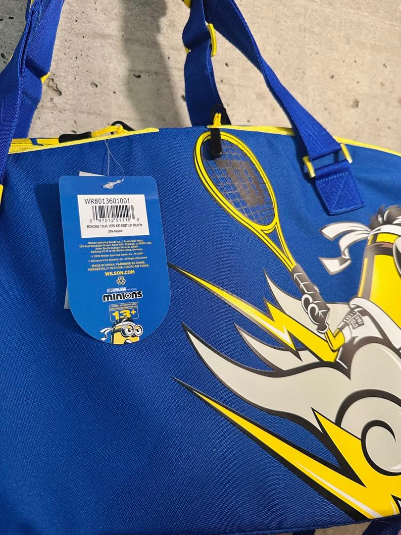 BTS JIN 愛用 ミニオンズ ウィルソン テニス ラケットバッグ 新品 ジン