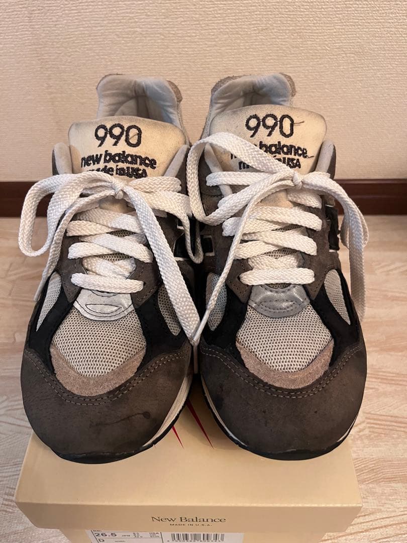 New Balance M990GB2 26.5cm 新品変え紐付き