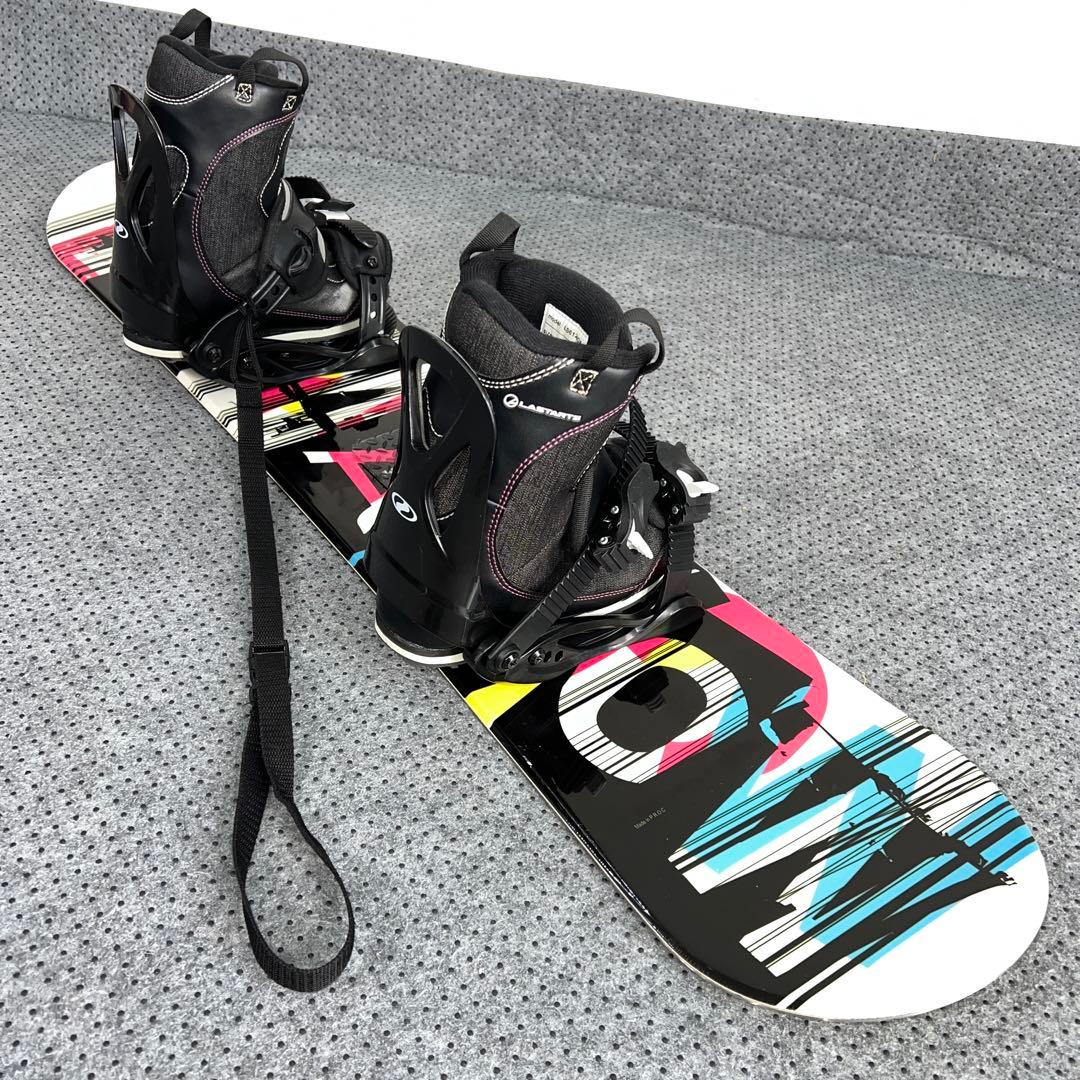 5回使用 キッズスノーボード ZUMA 110cm×バイン×ダイヤルブーツ